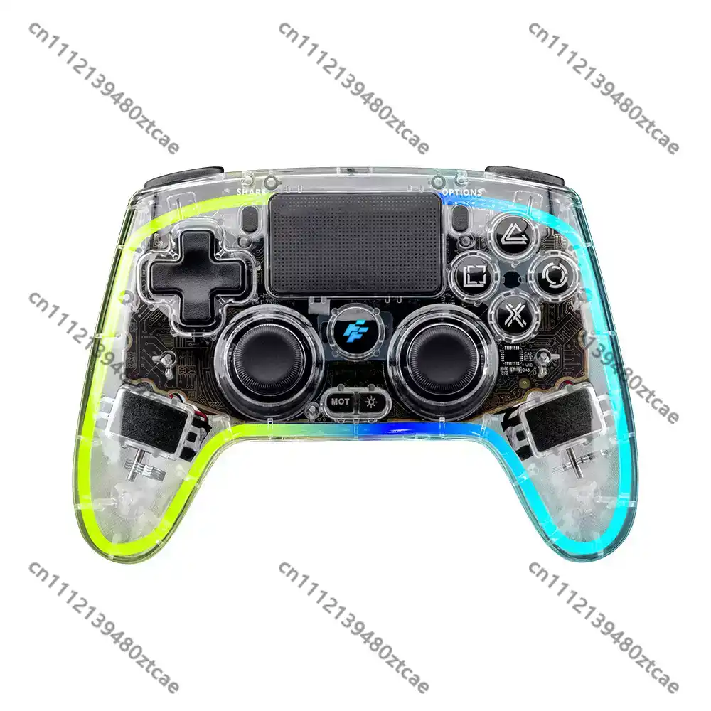 Esports Gaming Hardware - Transparent Wireless Game Controller Gaming Gamepad