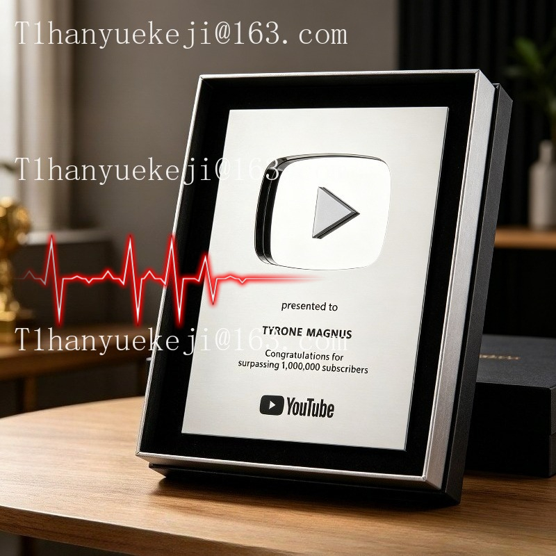 Esports Gaming Trophy - New YouTube Play Button Award UV