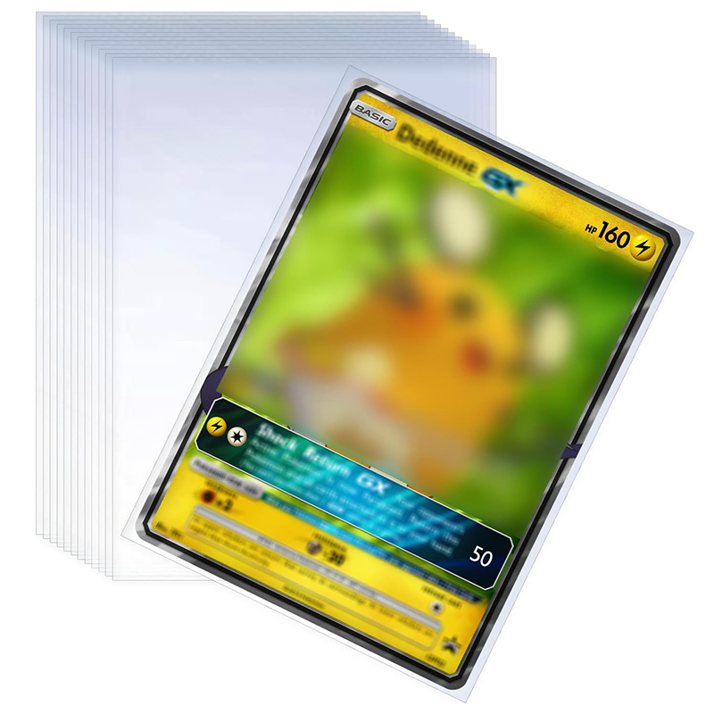 Esports Gaming Arm Sleeve - 100-1000Pcs Card Sleeves Transparent Playing Cover