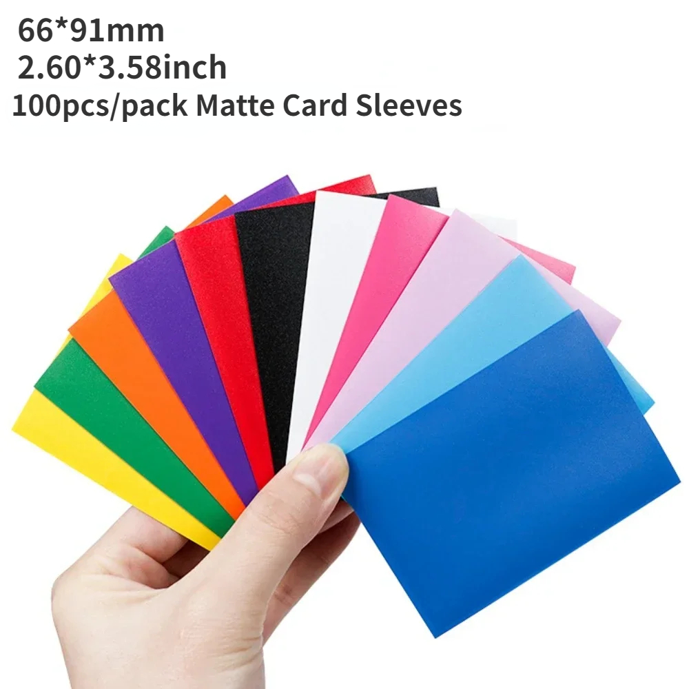 Esports Gaming Arm Sleeve - 100PCS 66x91mm Matte Card Sleeves Standard
