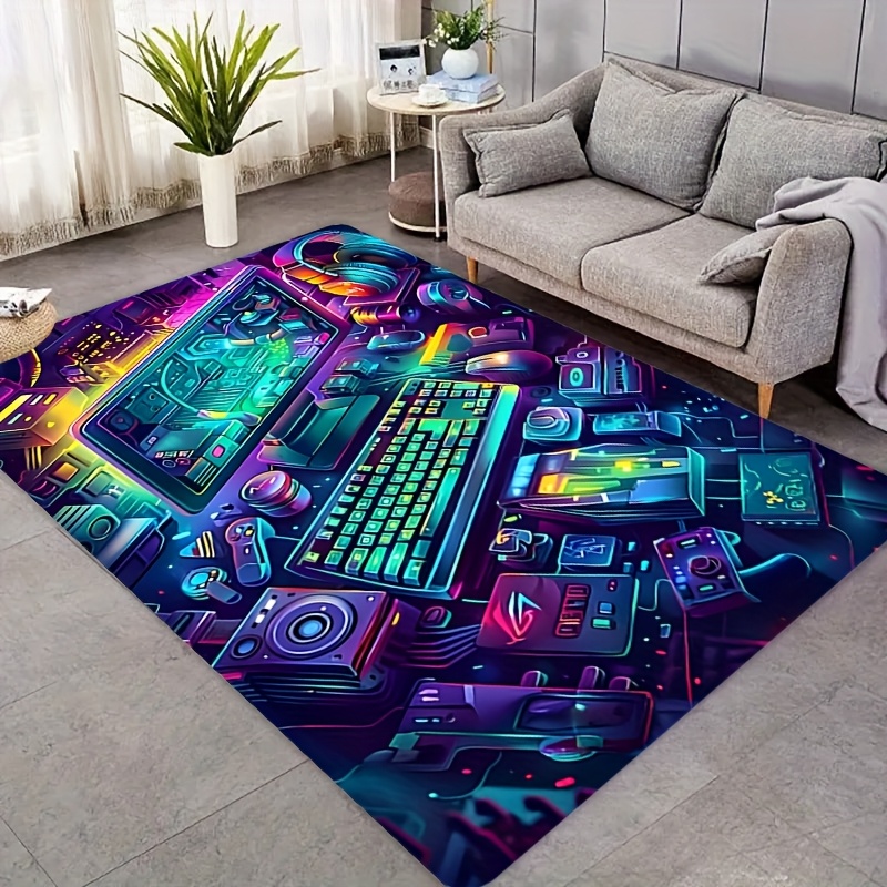 Cyberpunk Gaming Rug Flannel C - đánh giá và giá Esports Gaming Room