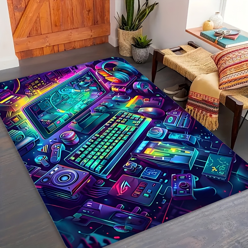 Cyberpunk Gaming Rug Flannel C - đánh giá và giá Esports Gaming Room