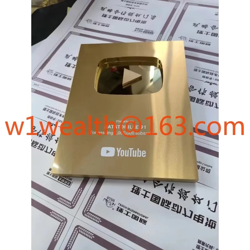 Gold Customized Name YouTube P - đánh giá và giá Esports Gaming Trophy