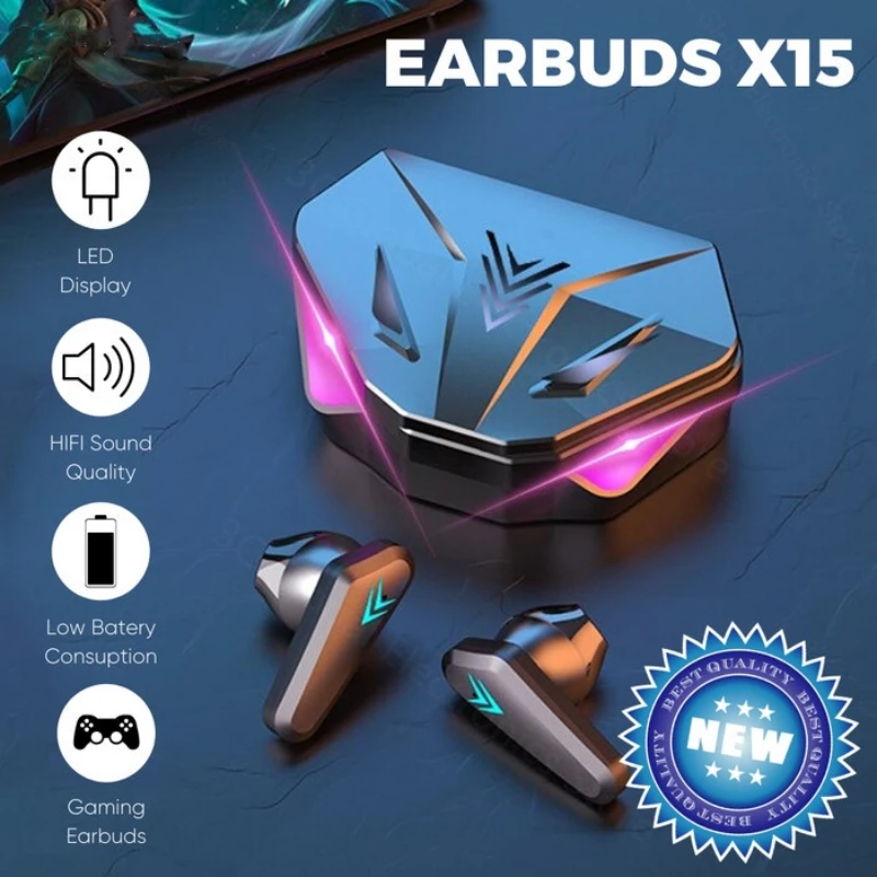 1PCS X15 TWS X15 Pro Wireless  - đánh giá và giá Esports Gaming Video