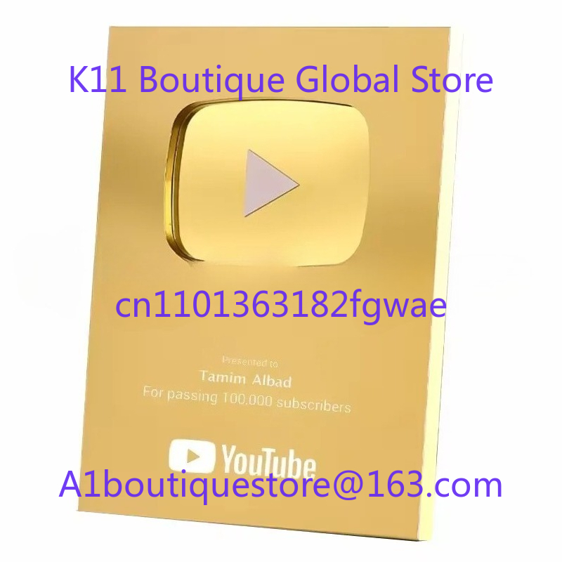 Custom Play Button Silver Gold - đánh giá và giá Esports Gaming Trophy