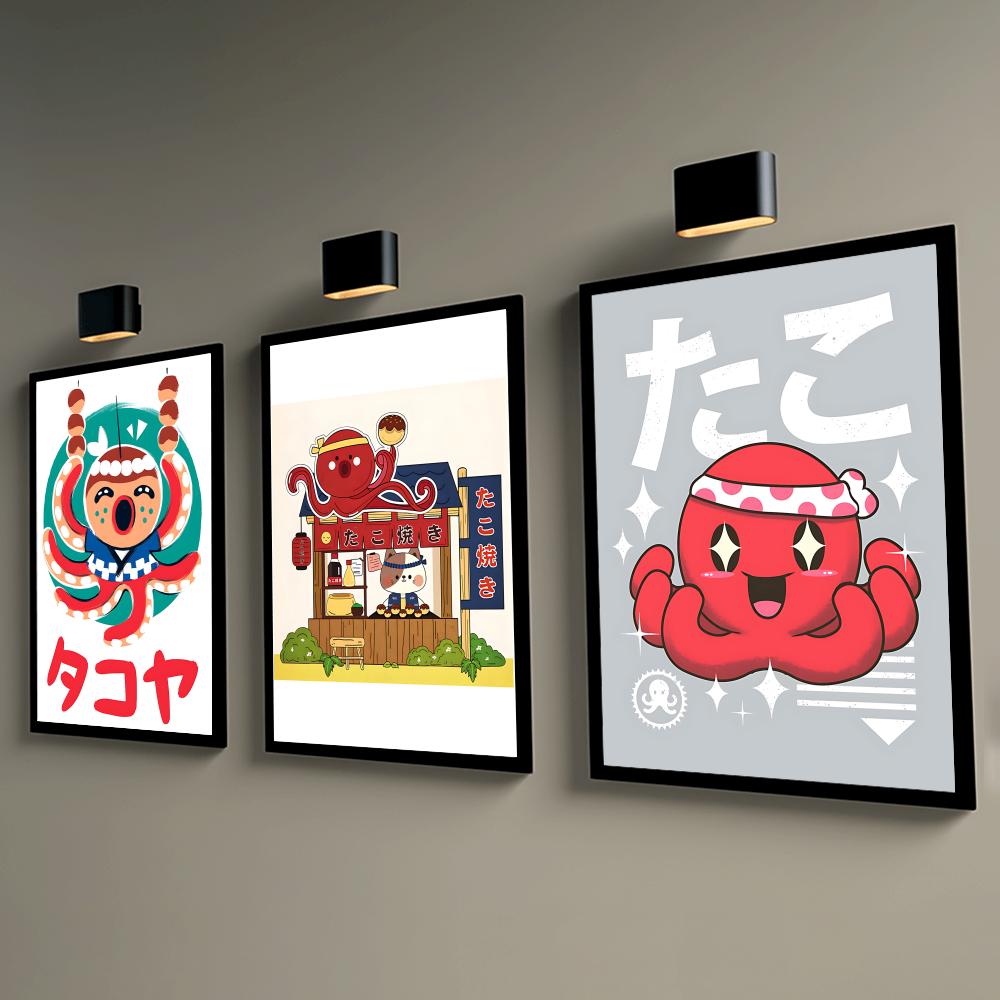 Cute Takoyaki Poster Wall Post - đánh giá và giá Esports Gaming Room