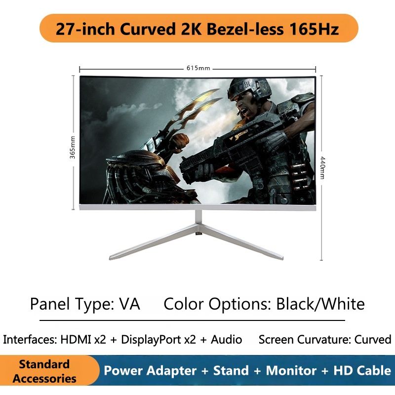 27 Inch 2K Curved Gaming Monit - đánh giá và giá Gaming X Esports