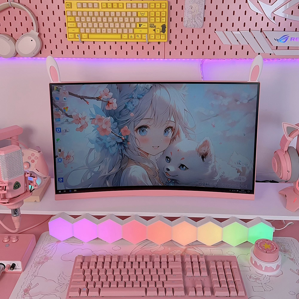 Rabbit Ears Display Decor Cute - đánh giá và giá Esports Gaming Room