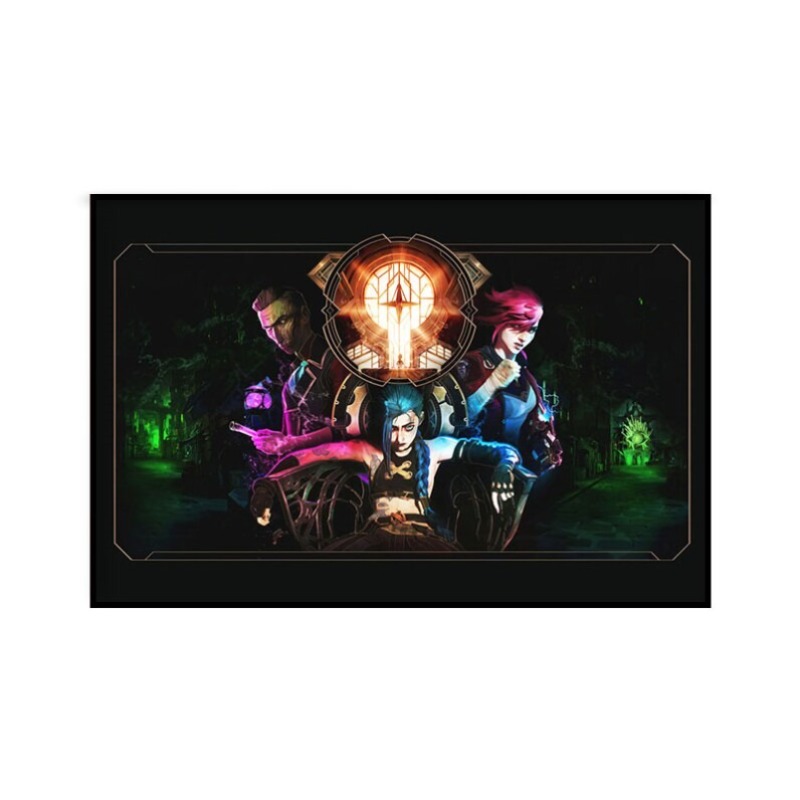 Arcane Jinx Close-Up Poster Un - đánh giá và giá Esports Gaming Room