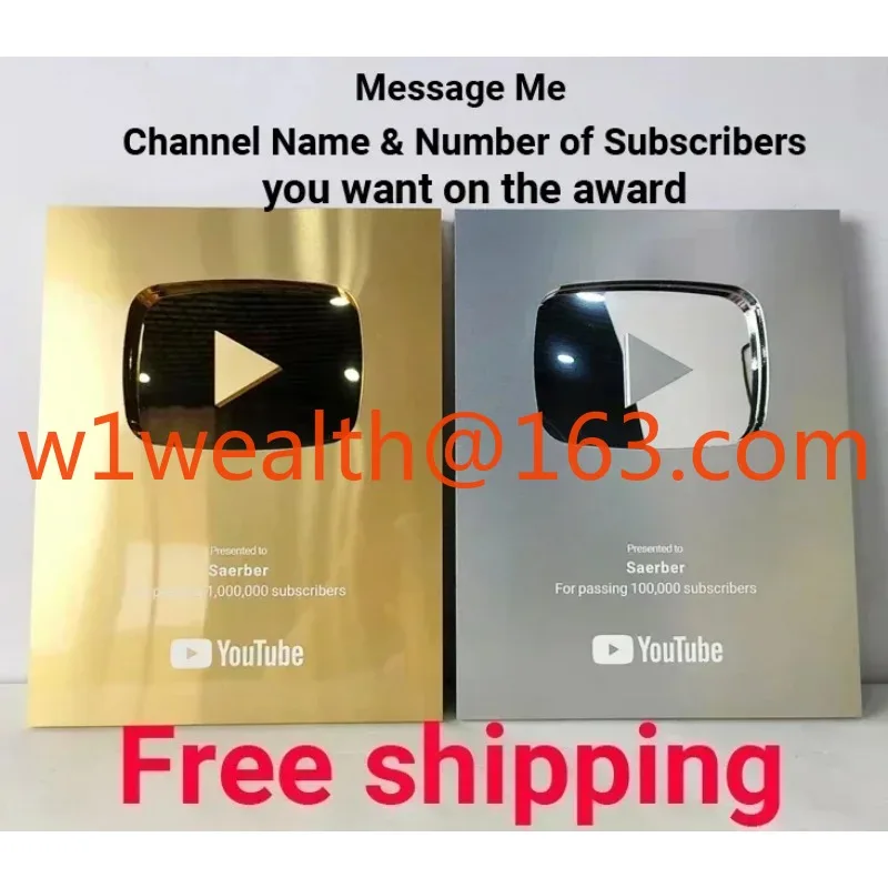 custom YouTube award Gold cust - đánh giá và giá Esports Gaming Trophy