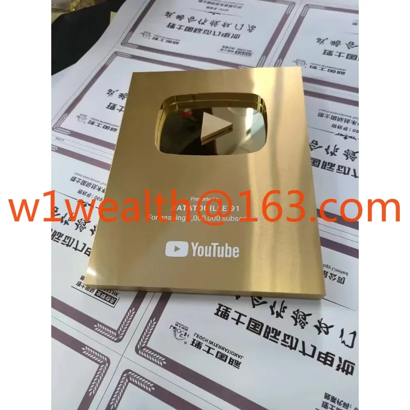 custom YouTube award Gold cust - đánh giá và giá Esports Gaming Trophy