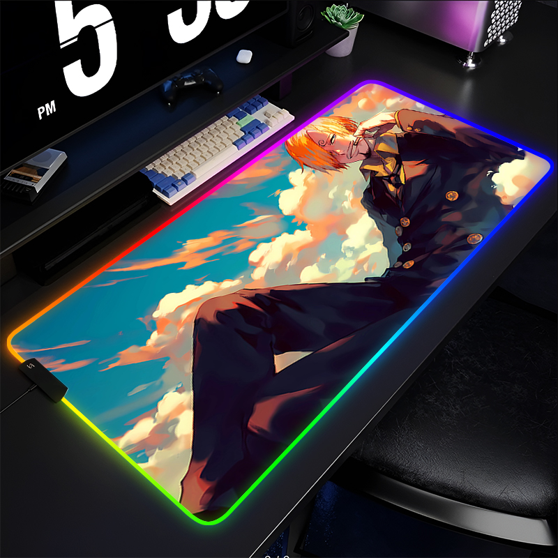 RGB Anime Mouse pad one piece  - đánh giá và giá Esports Gaming Pad