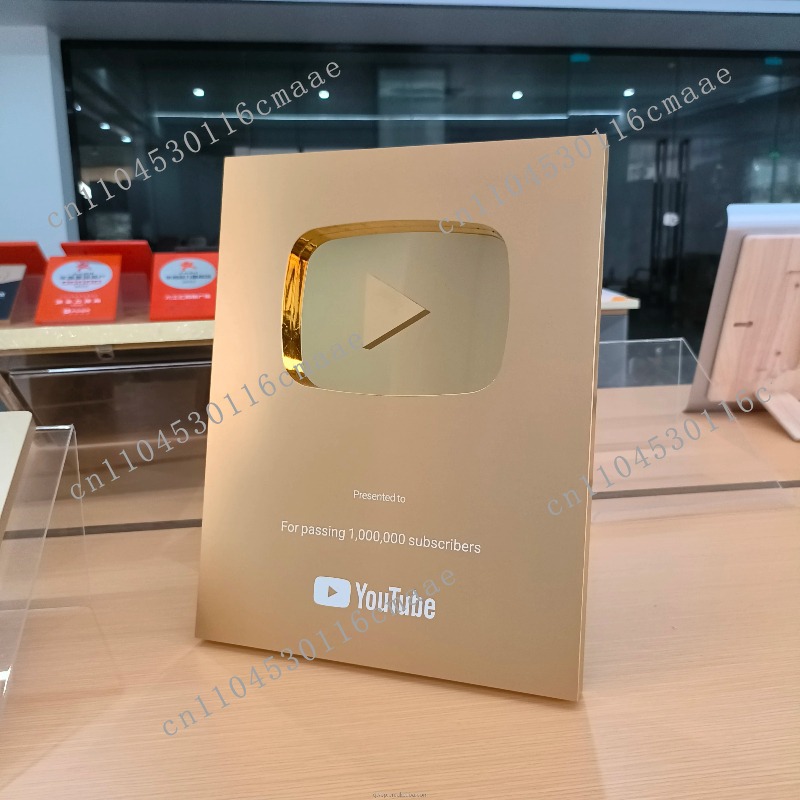 Youtube Plaque Play Button Gol - đánh giá và giá Esports Gaming Trophy